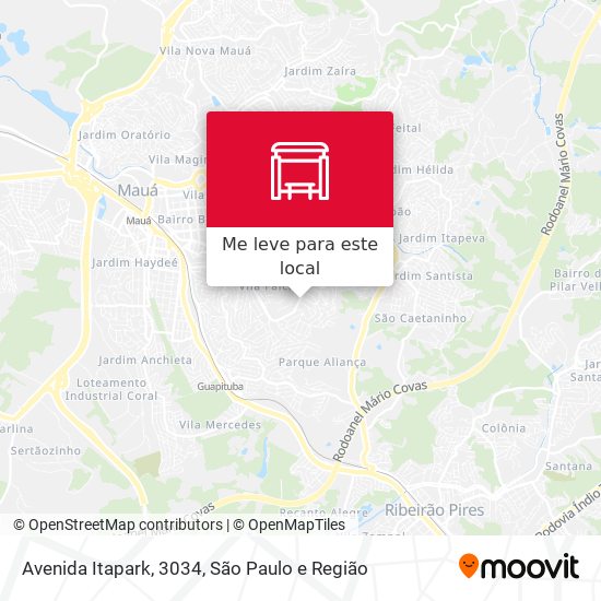 Avenida Itapark, 3034 mapa