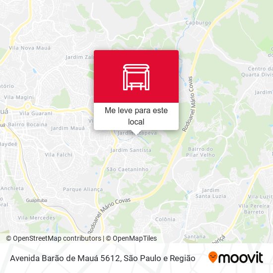 Avenida Barão de Mauá 5612 mapa