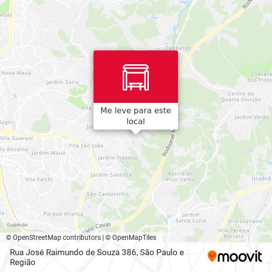 Rua José Raimundo de Souza 386 mapa
