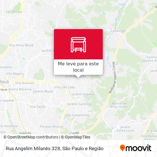 Rua Angelim Milanês 328 mapa