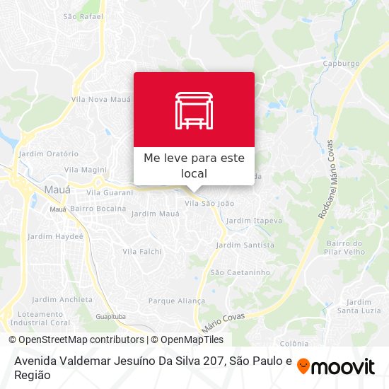 Avenida Valdemar Jesuíno Da Silva 207 mapa