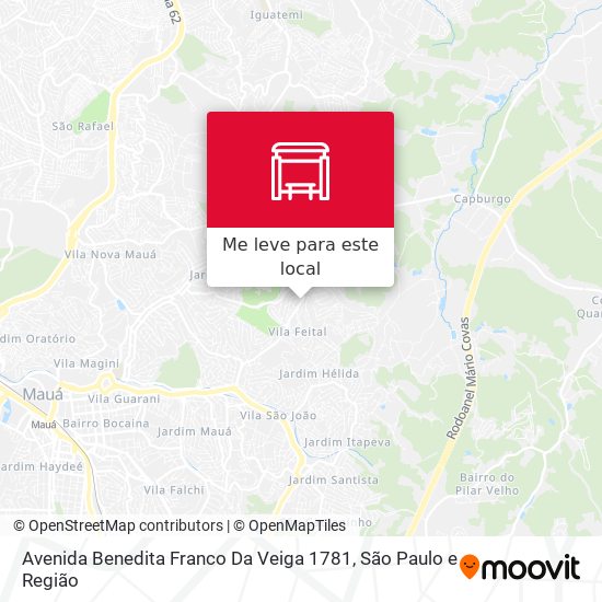 Avenida Benedita Franco Da Veiga 1781 mapa
