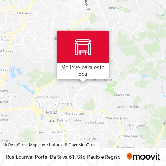 Rua Lourival Portal Da Silva 61 mapa