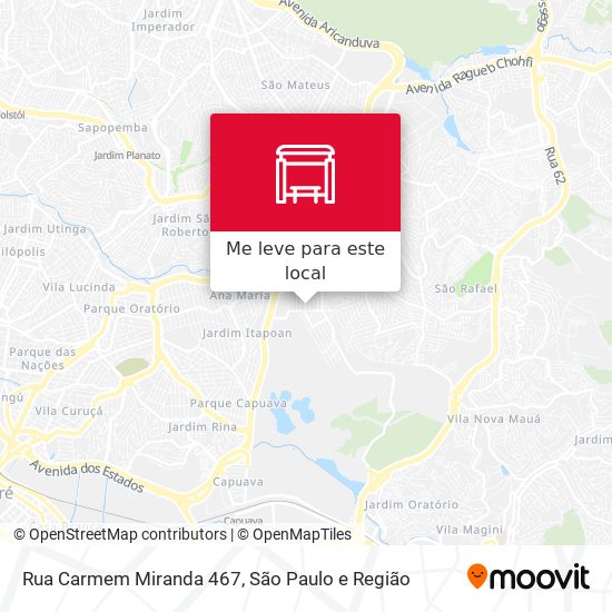 Rua Carmem Miranda 467 mapa