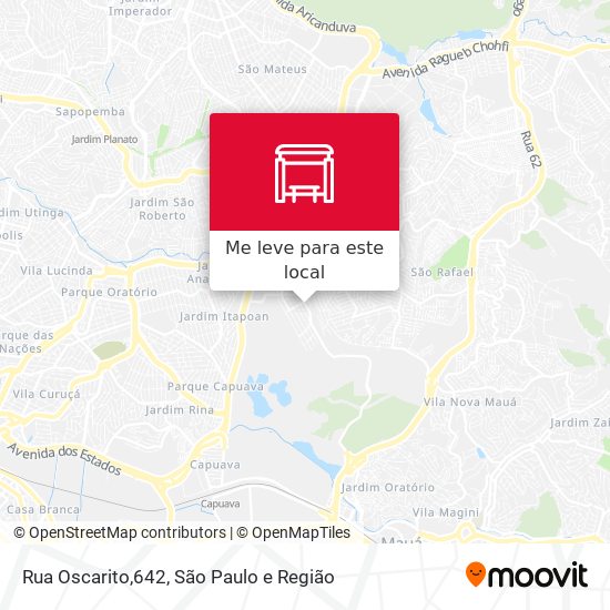 Rua Oscarito,642 mapa