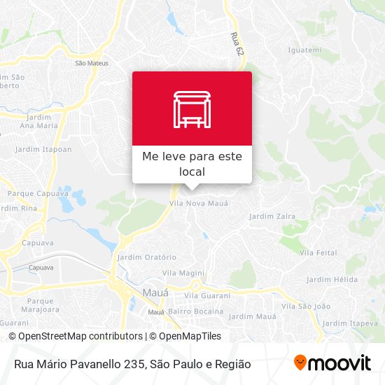 Rua Mário Pavanello 235 mapa