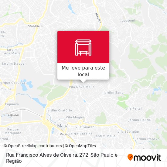 Rua Francisco Alves de Oliveira, 272 mapa