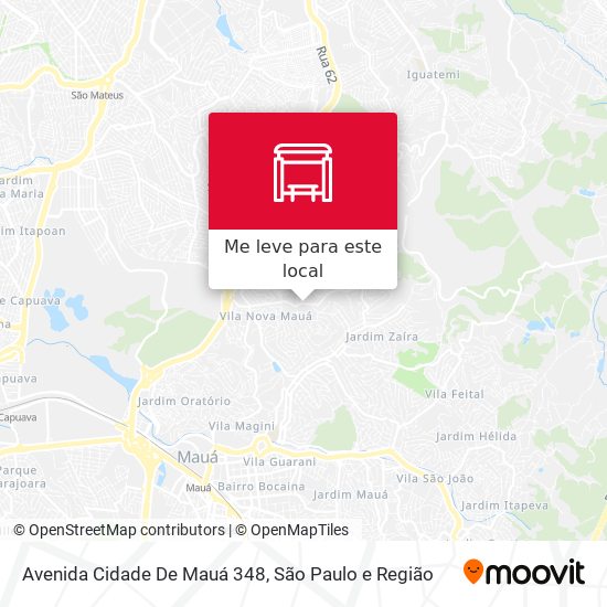 Avenida Cidade De Mauá 348 mapa