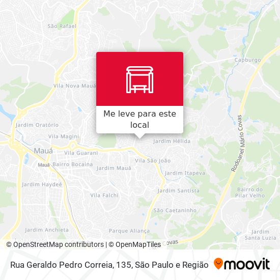 Rua Geraldo Pedro Correia, 135 mapa