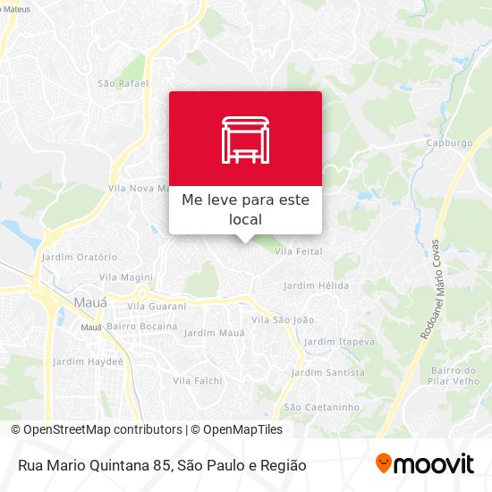 Rua Mario Quintana 85 mapa
