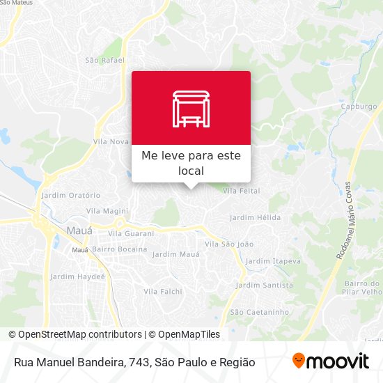 Rua Manuel Bandeira, 743 mapa