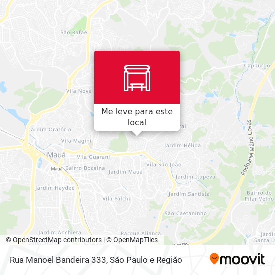 Rua Manoel Bandeira 333 mapa