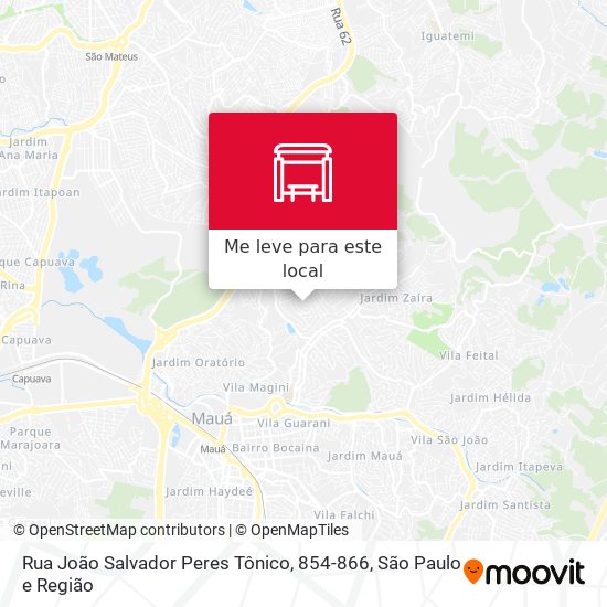Rua João Salvador Peres Tônico, 854-866 mapa