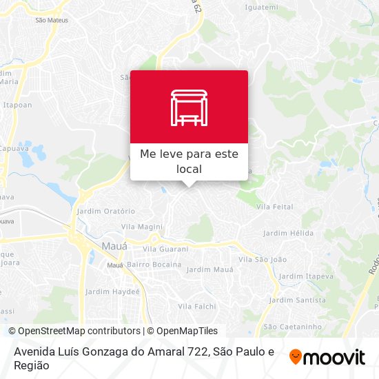 Avenida Luís Gonzaga do Amaral 722 mapa