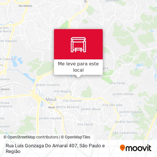 Rua Luís Gonzaga Do Amaral 407 mapa