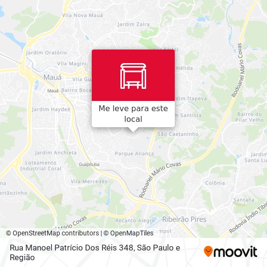 Rua Manoel Patrício Dos Réis 348 mapa