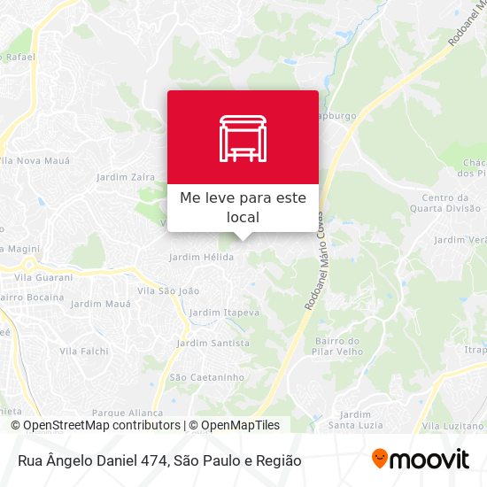 Rua Ângelo Daniel 474 mapa
