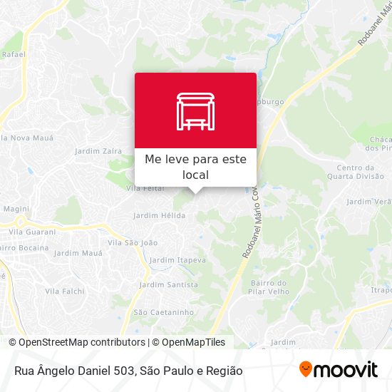 Rua Ângelo Daniel 503 mapa