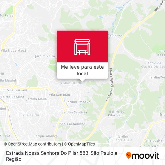 Estrada Nossa Senhora Do Pilar 583 mapa