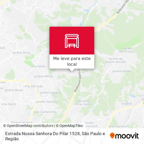 Estrada Nossa Senhora Do Pilar 1528 mapa