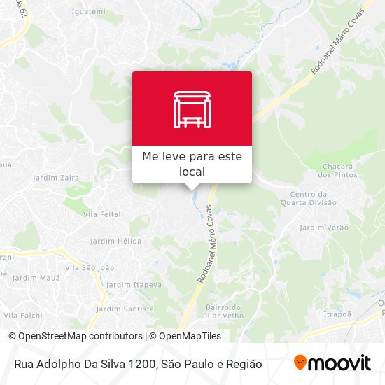 Rua Adolpho Da Silva 1200 mapa