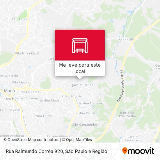Rua Raimundo Corrêa 920 mapa