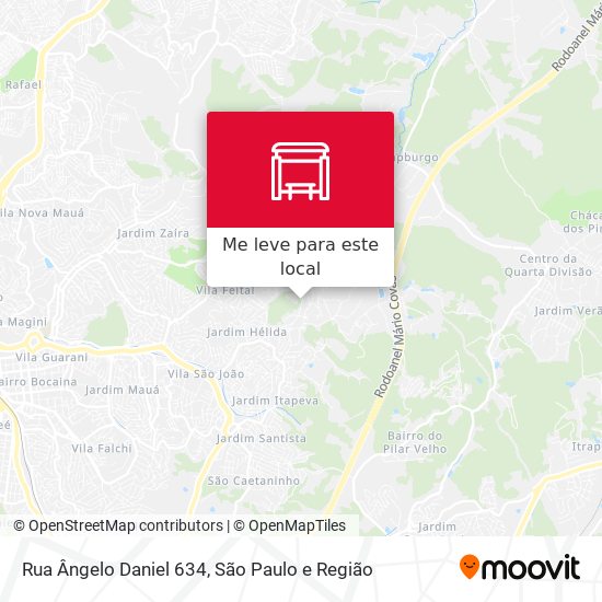 Rua Ângelo Daniel 634 mapa