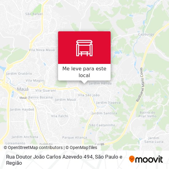 Rua Doutor João Carlos Azevedo 494 mapa