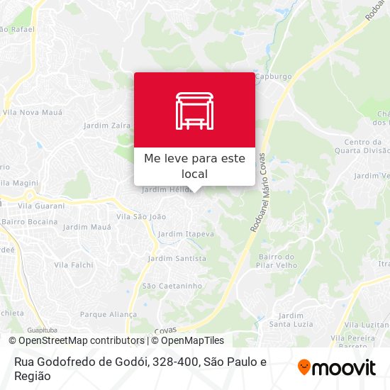 Rua Godofredo de Godói, 328-400 mapa