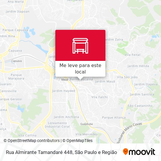 Rua Almirante Tamandaré 448 mapa