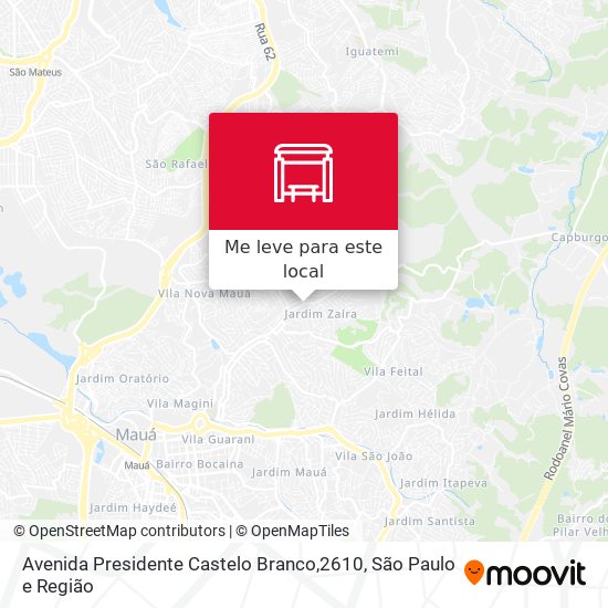 Avenida Presidente Castelo Branco,2610 mapa