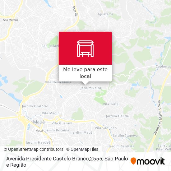 Avenida Presidente Castelo Branco,2555 mapa
