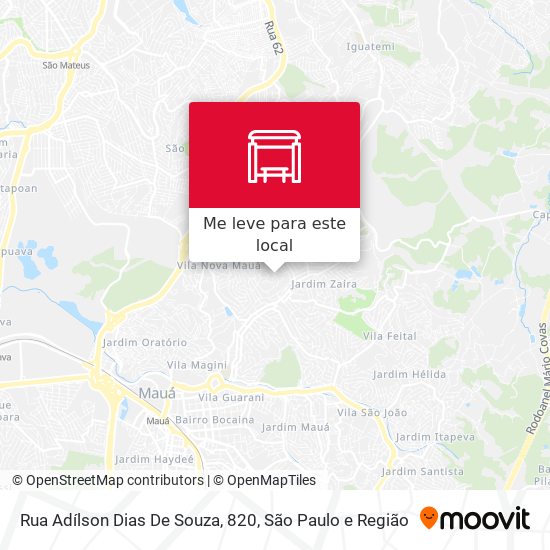Rua Adílson Dias De Souza, 820 mapa