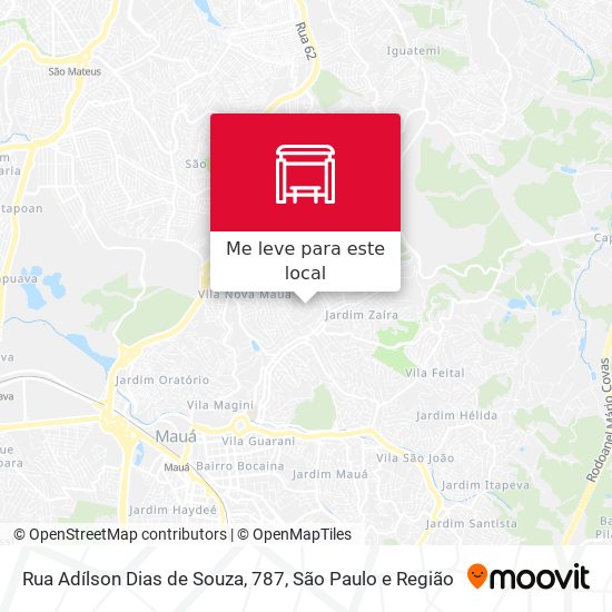 Rua Adílson Dias de Souza, 787 mapa