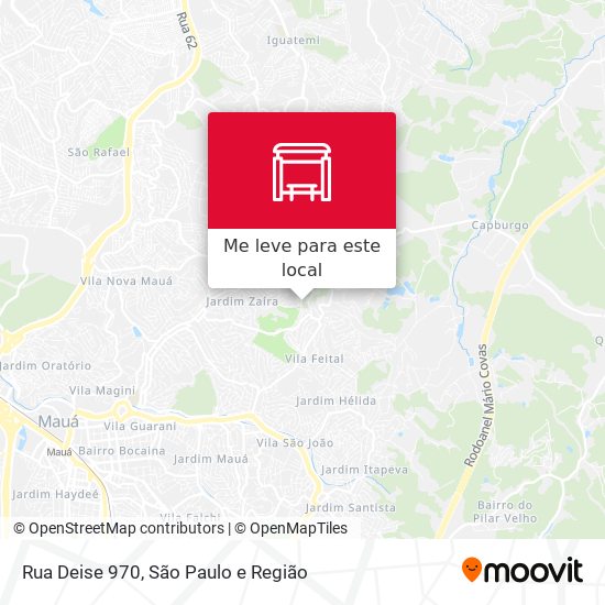 Rua Deise 970 mapa