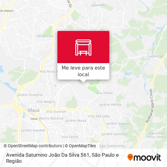 Avenida Saturnino João Da Silva 561 mapa