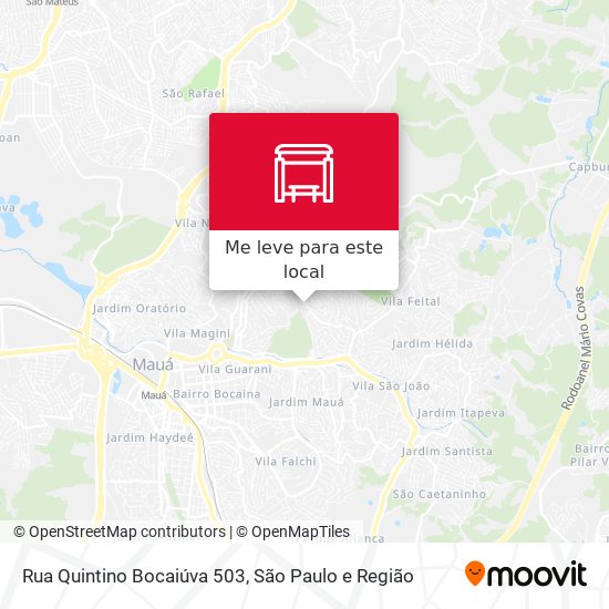Rua Quintino Bocaiúva 503 mapa