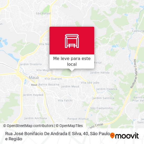 Rua José Bonifácio De Andrada E Silva, 40 mapa