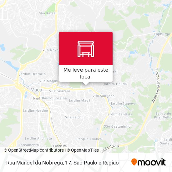 Rua Manoel da Nóbrega, 17 mapa