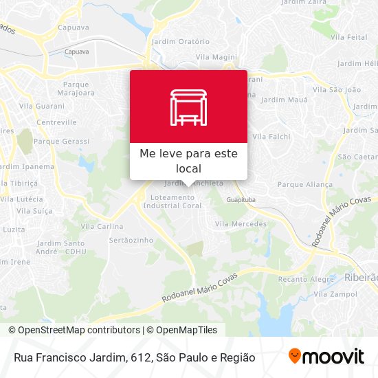Rua Francisco Jardim, 612 mapa