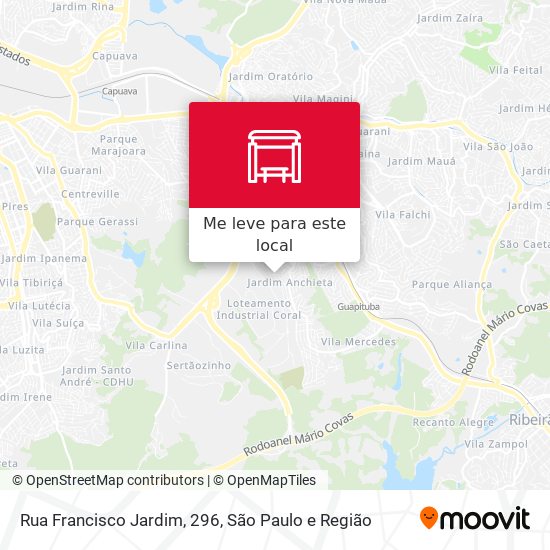 Rua Francisco Jardim, 296 mapa