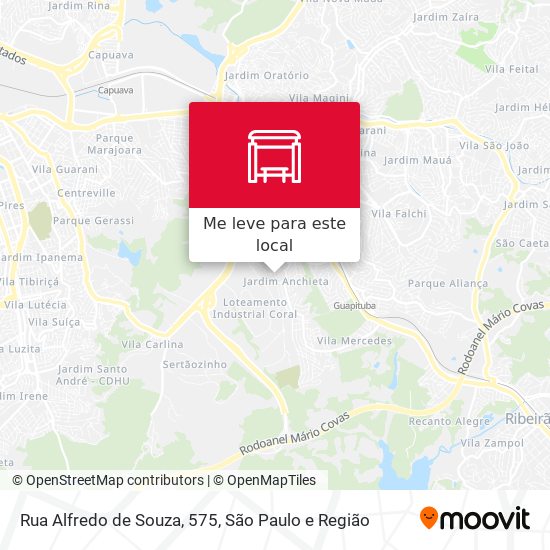 Rua Alfredo de Souza, 575 mapa