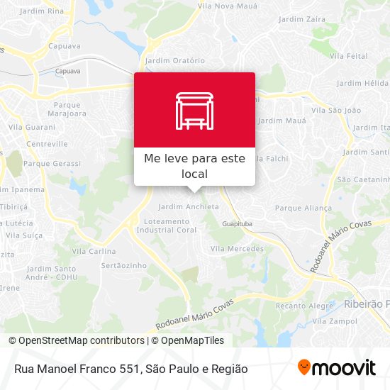 Rua Manoel Franco 551 mapa