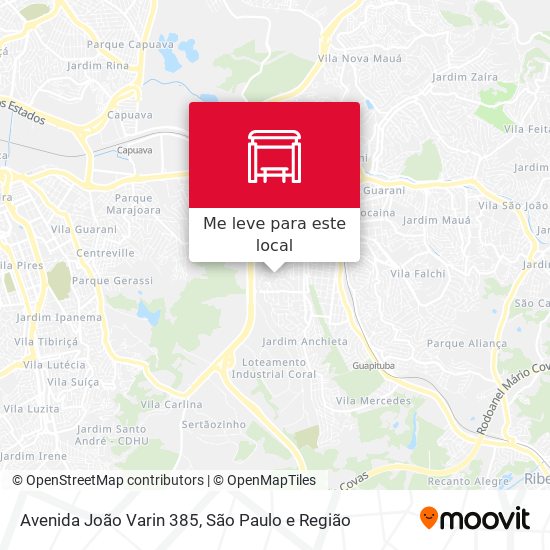 Avenida João Varin 385 mapa