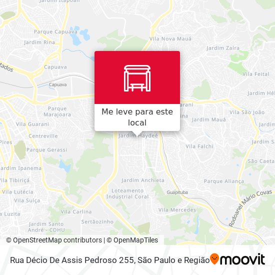 Rua Décio De Assis Pedroso 255 mapa