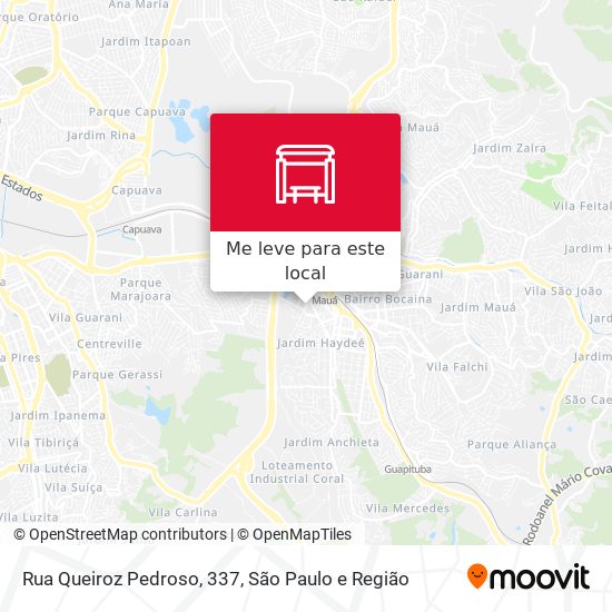 Rua Queiroz Pedroso, 337 mapa