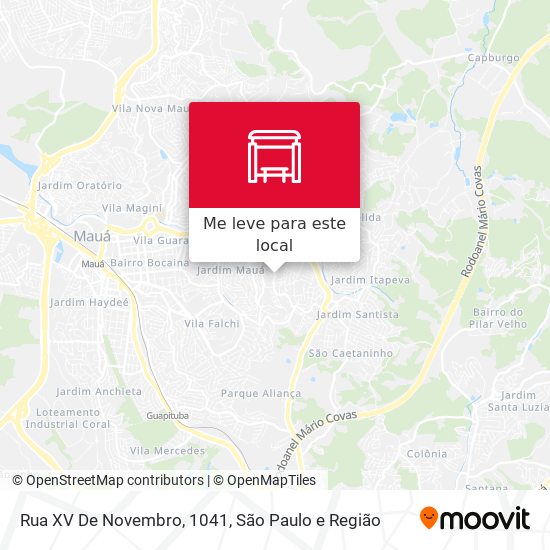 Rua XV De Novembro, 1041 mapa