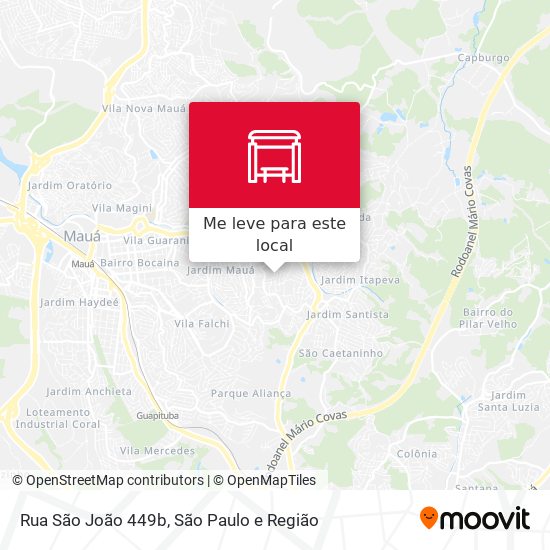 Rua São João 449b mapa