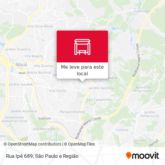 Rua Ipê 689 mapa
