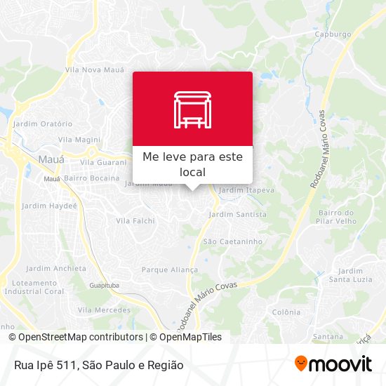 Rua Ipê 511 mapa
